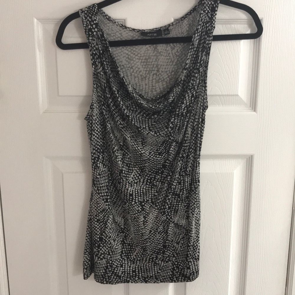 APT 9 DRAPED FRONT TOP